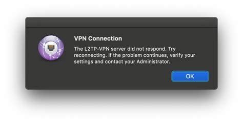 l2tp vpn on mac not working